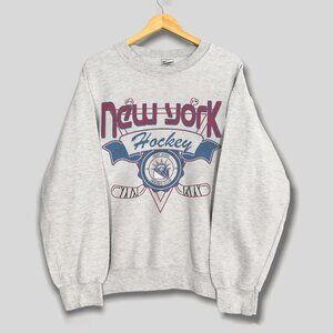 Vintage New York Rangers Hockey Sweatshirt, Retro 90s NHL NY Rangers Shirt Tee